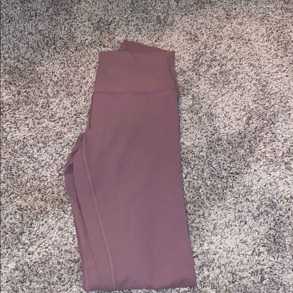 Like new purple lululemon align pant 28 inches